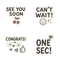 Bouncy English Quick Replies
