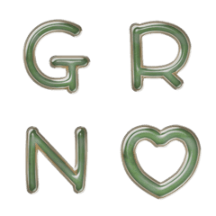 alphabet and responce VOL1 GLD green