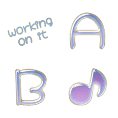 alphabet and responce VOL1 blue purple