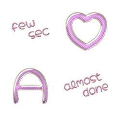 alphabet and responce VOL1 mesh pink