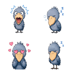 Shoebill Emojis
