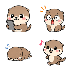 Cute Otter Emoji for Everyday Chat