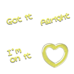 alphabet responce VOL1 grain gel yellow
