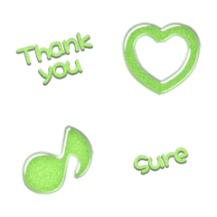 alphabet responce VOL1 lime green