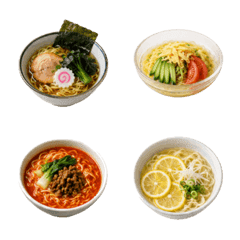 Miniature Ramen Emojis