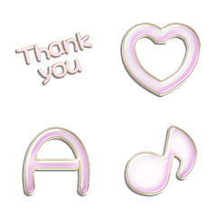 creamy pink alphabet res VOL1