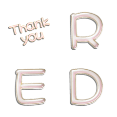 creamy red alphabet res VOL1