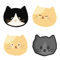 Animated Cat Stickers: Oru & Miji