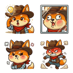 Cowboy Fox Emoji