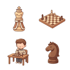 可愛！西洋棋表情符號