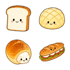 Cute Bread Emojis!