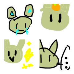 Yomogi Bunny Emojis
