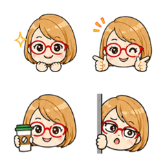"Red Glasses" Emojis for Everyday Use