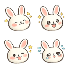 ♡啾咪兔兔表情貼1♡平凡日子♡