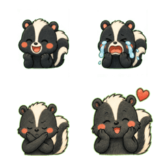 Shimapofu Skunk Emoji