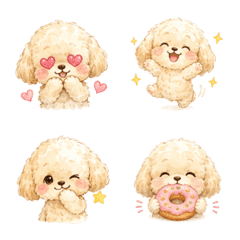 Everyday Maltipoo Life Emoji 1
