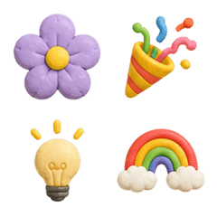 Muted Clay Emoji | Cute Everyday Icons