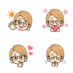 Everyday Emotions of a Glasses Girl