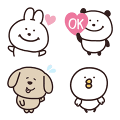 ゆるかわ♡動物・動く絵文字
