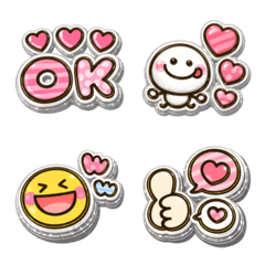 kawaii 3Dsticker mix