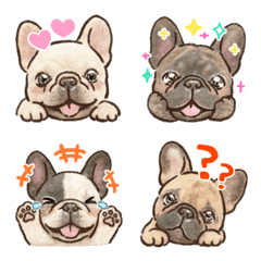 French Bulldog that convey emotion