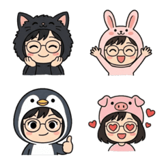 Cute Animal Costume Girl