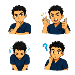スクラブ男子絵文字