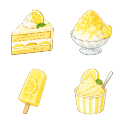 Fresh Lemon Sweets Emojis