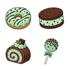 Fresh Choco Mint Emojis