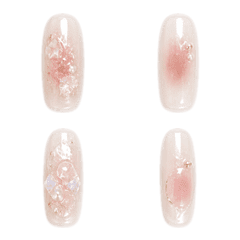 美甲圖鑑｜奶杏腮紅