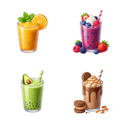 Fruit juice drinks Emoji