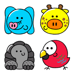 どうぶつのにこにこ絵文字