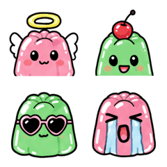 Melon Soda & Cherry Jelly Friends