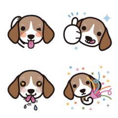 ビーグルのきもち 絵文字