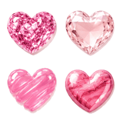 Pink puffy heart emoji