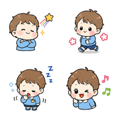 Cute Kindergarten Boy Emoji