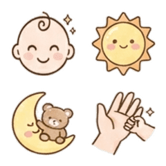 Cute Baby Everyday Icons