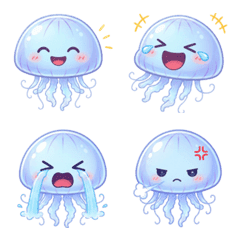 Jellyfish emojis for everyday use!