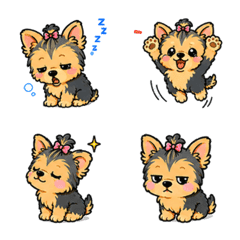 Cute Yorkie Emoji for Everyday