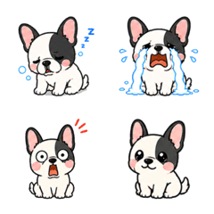 Cute Frenchie Emoji for Everyday