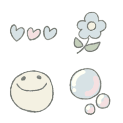 ふわっと添えるゆるふわ絵文字