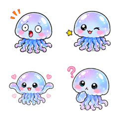 Cute Jellyfish Emoji for Everyday