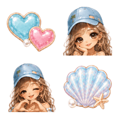 Summer Fashion Girl Emoji