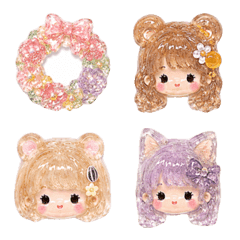 Kyun* Animal Ear Resin Girls