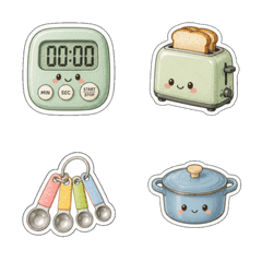Kawaii Kitchen Cooking Emoji