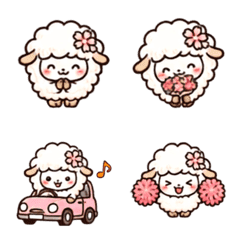 Fluffy Sheep Everyday Emojis