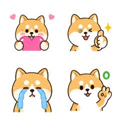 Dog daily animated emoji stickers