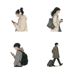 現代日常表情貼第四彈