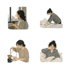 現代日常表情貼第二彈