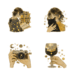 金色時光表情貼第十彈